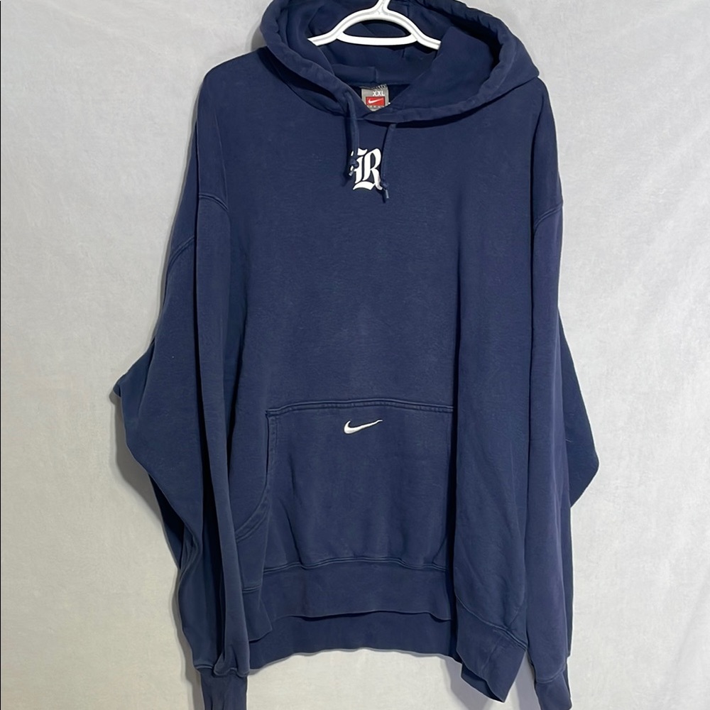 Vintage Y2K Middle Swoosh Nike Hoodie